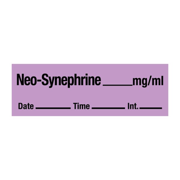 Neosynephrine_mg/ml DTI 1/2 x 500 Violet w/Black